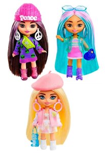 Оригінал Новинка Barbie Extra Mini Minis, Міні льлька Барбі екстра