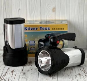 Ліхтар потужний Silver Toss ST-6688B 10W+28 LED ліхтарик ліхтар ліхтарик