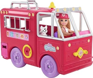 Барбі Челсі пожежна машина Barbie Chelsea Fire Truck Vehicle