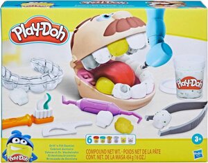 ОРИГІНАЛ! ОЧЕНКА! Набір пластиліну Play-Doh Містер зубастик Плей До