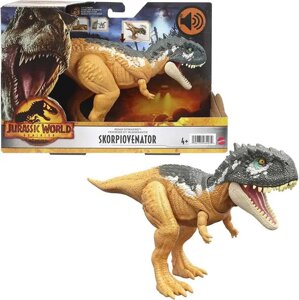 Динозавр Скорвієнатор зі звуком Jurassic World Skorpiovenator Mattel