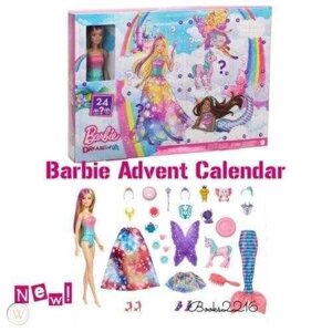 Адвент-календар Барбі русалка, принцеса, фея Barbie Advent Calendar