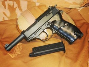 Металевий пістолет P48 Walter G21 Galaxy на кулях 6мм іграшка