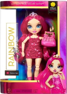 Кукла Рейнбоу Хай Junior Rainbow High Jr Series 2 Fuchsia Pink 583004