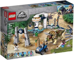 LEGO Jurassic World Лють напад трицератопсу 75937