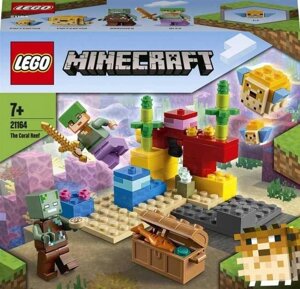 Конструктор LEGO Minecraft Кораловий риф (21164)