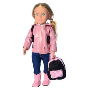 Інтерактивна велика лялька із сумкою, рюкзаком
