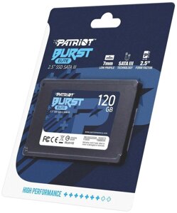 Новий SSD Patriot Burst elite 120/240Gb TLC 3D