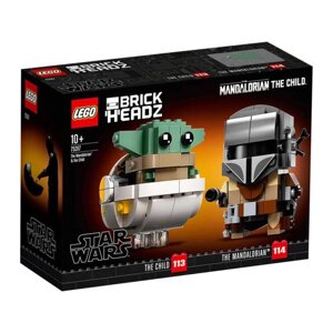 Lego Star Wars 75317 Brickheadz Mandalorelore та Baby