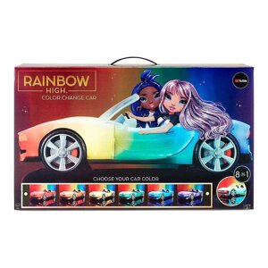 Машинка для ляльки Rainbow High Різнобарвне сяйво, MGA