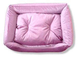 Лежак для собаки 50*70см рожевий