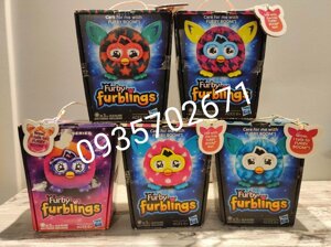 Furbling Furby Boom. Ферблінг Фербі Бум горошок, блакитна хвиля