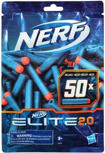 Nerf Elite Патрони кулі для бластера 50 штук оригінал Hasbro