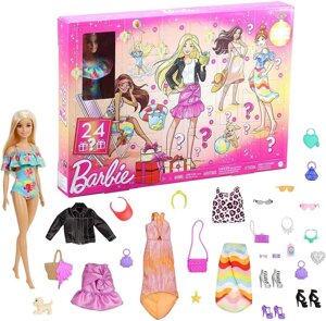 Лялька Барбі Адвент-календар з одягом і аксесуарами Стиль Шик Barbie