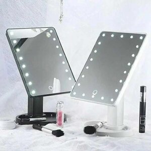 Дзеркало для макіяжу Large led mirror настільне led-підсвіткою 22 led