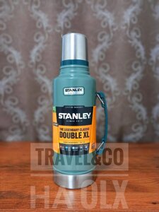 Термос Stanley Legendary Classic Hammertone Green 1,9 л, стін