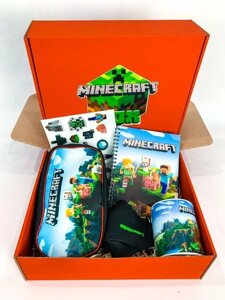 Подарунковий набір Minecraft Box Майнкрафт Бокс Midi Box (2) Пенал Бло