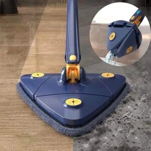 Швабра трикутна з відтискачем Multi function mop 360 Синя