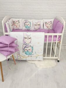 Дитячий набір у ліжечко постільної білизни для дівчинки