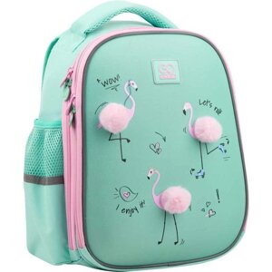 Шкільний рюкзак GoPack Education напівкаркасний 165S-1 Flamingo