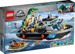 Lego Jurassic World Втеча баріонікса на катері 76942