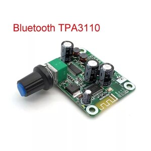 Цифровий стерео аудіо підсилювач потужності. Bluetooth 4TPA3110 2*15 Вт.