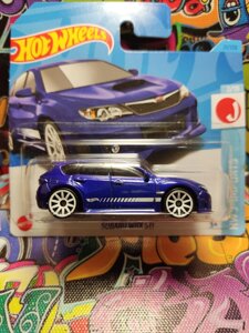 Базова машинка Hot wheels Subaru WRX STI, хот вилсу Субару врх сті 2023