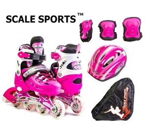 Ролики із комплектом захисту Scale Sports (США). 5 кольорів. ТОП якість!