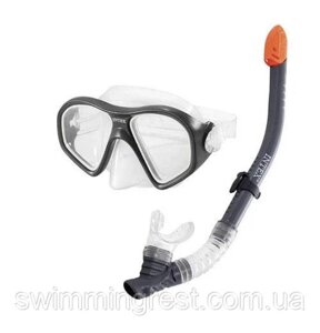 Набір маска та трубка для підводного плавання intex 55648 14+ і дорослі