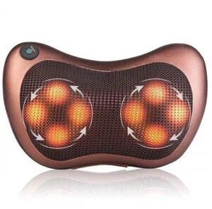 Массажна подушка для спини, голови та шиї Massage Pillow з 8 роликами