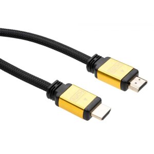 Новий кабель HDMI до HDMI 1.5 m V2.0 metal Vinga (VCPDCHDMI2VMM1.5BK)