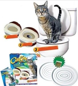 Набір для привчання кішок до туалету CitiKitty Cat Toilet Training Kit
