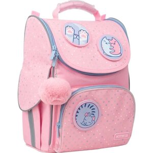 Шкільний каркасний рюкзак Kite Education Hugs&amp, Kittens K22-501S-3 (LED)