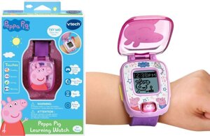 Свинка Пеппа Розвивальний дитячий наручний годинник Peppa Pig Пепа оригінал