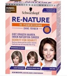 Інноваційний засіб проти сивого волосся, Schwarzkopf Re Nature Dark