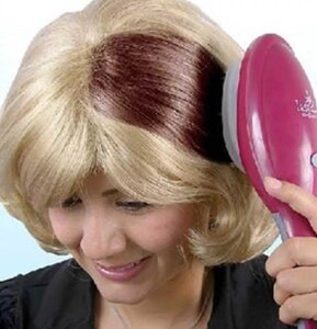 Щітка гребінець для фарбування волосся на батарейках Hair Coloring Brush