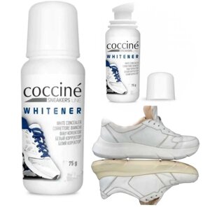 Біла крем-паста для взуття Coccine WHITENER 75 мл ( Польща)