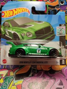 Базова машинка Hot wheels Bentley continental GT3, хот вилс бентлі 23