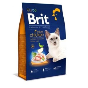 Корм Бріт Brit Premium by Nature Cat Indoor 8кг,7.06.510