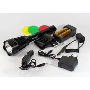 Тактичний піддульний ліхтар POLICE BL-Q2800 ліхтарик для полювання