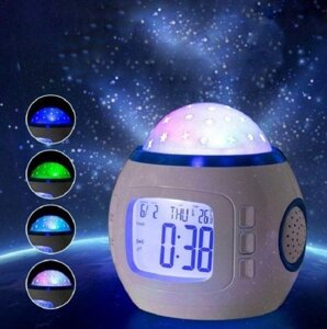 Продам Музичний нічник-проектор зоряне небо з годинником і будильником