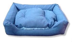 Лежак для собаки 50*70см синій