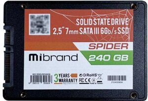 Твердотільний накопичувач Mibrand Spider 240Gb 2.5 550/460MB/s