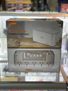 Подовжувач Ldnio Power Strip Box SC5309 2500W 2m з 3USB 5 Sockets 3.1A