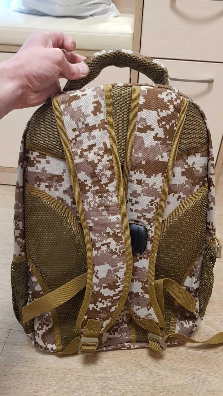 Рюкзак Tactical Camo 36 L (+USB, + 3.5) від компанії Компас - фото 1