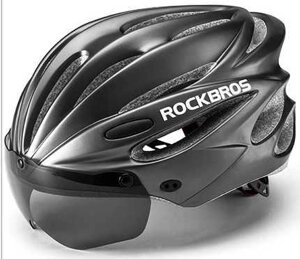 Шолом ROCKBROS TT-16 281 г 57-62 см L/XL з поляризованими окулярами