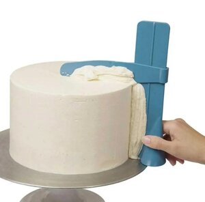 Шпатель-скребок кондитерський кутовий інструмент для вирівнювання торта