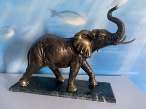 Скульптура статуетка колекції бронзи мармур Слон