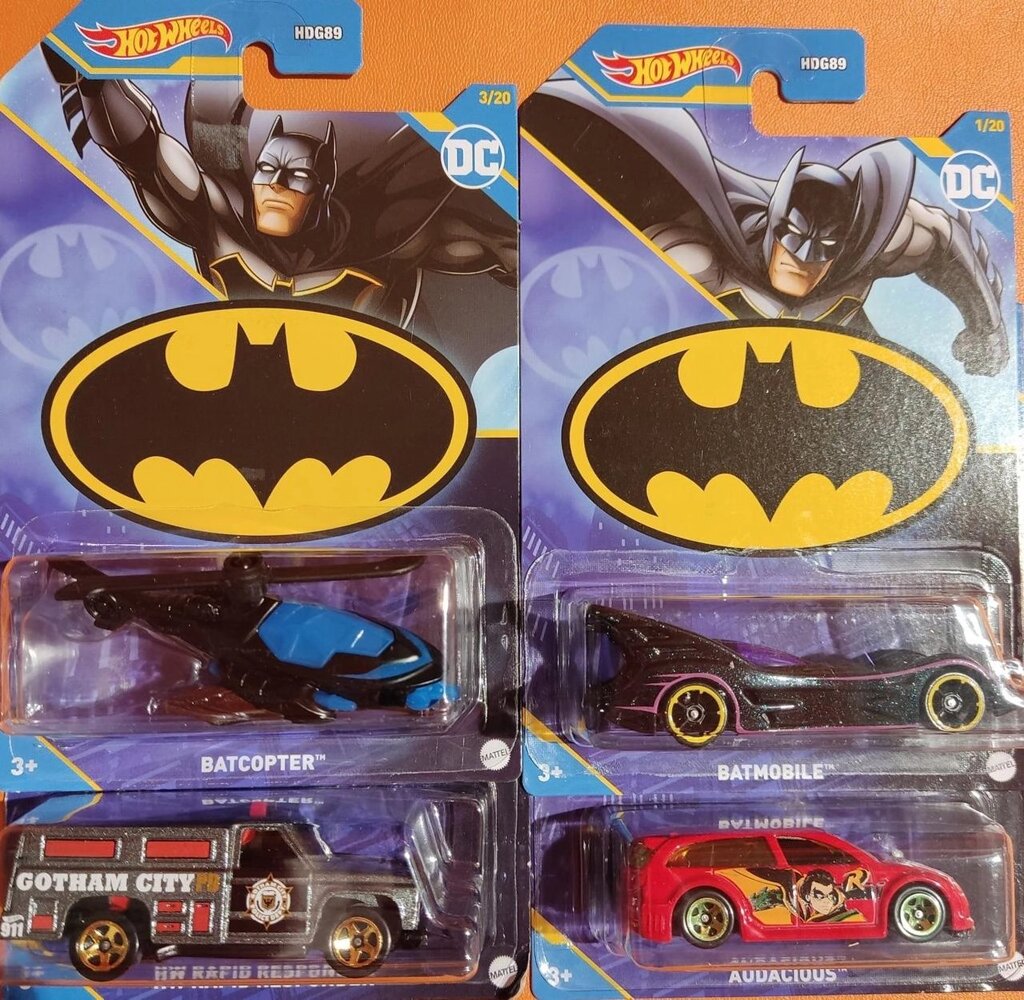 Спецсерія машинок hot wheels batmobile, batman, хот вилс бетмобіль, бет від компанії Компас - фото 1