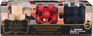 Spin Master дерев'яний пазл головоломка FAO Schwarz Wood Brain